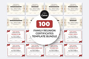 Family Reunion Certificate Bundle, a Print Template by Snapybiz (Thumbnail 2 of 9)