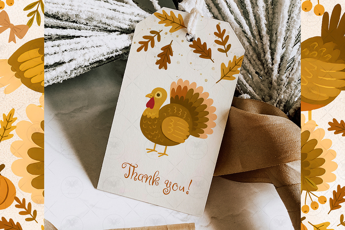 Cute Thanksgiving Turkey Pumpkin Cli, an Illustration by BigCakeBee (Photo 3 of 4)