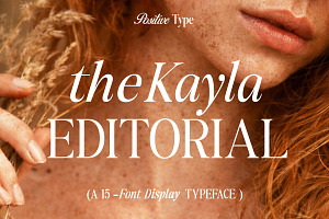 The Kayla Editorial Serif (15 Font), a Serif Font by Positive TypeFoundry