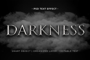 Cinematic Darkness Text Effect