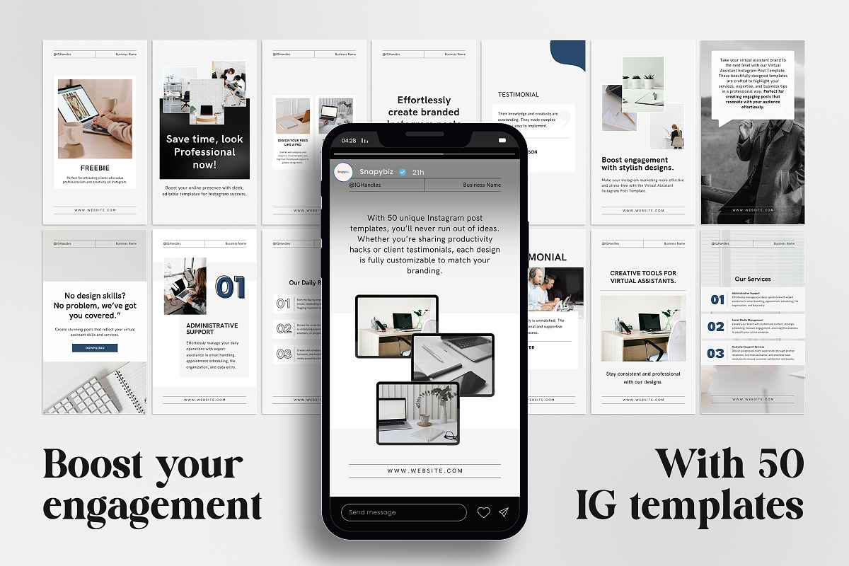 Virtual Assistant Instagram Story, a Social Media Template by Snapybiz (Photo 5 of 9)