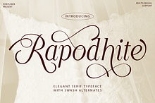 Elegant Wedding Serif - Rapodhite