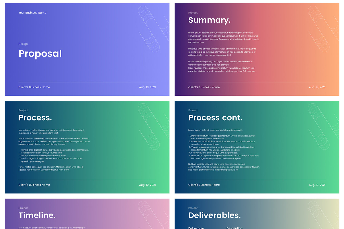 Prop - Design Proposal Template | Creative Market