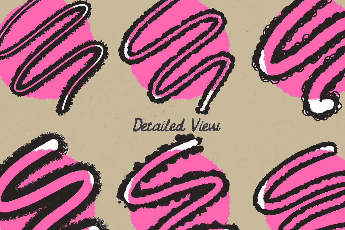 Procreate Messy Outlines Brush Set, a Brushes & More by Heather Green Designs (Photo 5 of 9)