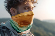Neck Gaiter Neckwear Mockup, a Mask Mockup by rebrandy (Thumbnail 4 of 8)