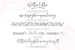 Better Letter Font