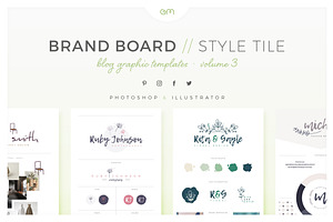 Brand Boards / Style Tiles VOL 3