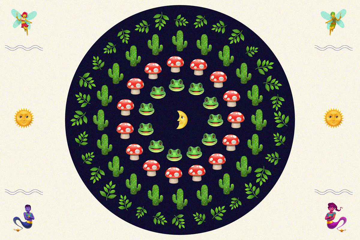 Spiritual, Psychedelic Emoji Brushes, a Brush Add-On by kloroform (Photo 9 of 10)