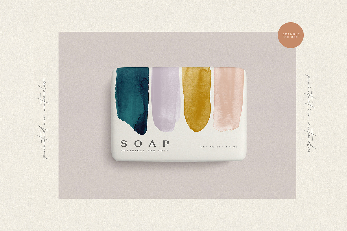 Brush Strokes in 17 Modern Colors, a Texture Graphic by Basia Stryjecka (Photo 19 of 21)