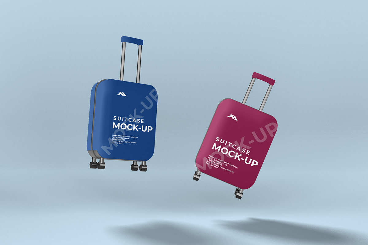 Travel Suitcase Mockups, a Mockup by Zero_std (Photo 6 of 6)