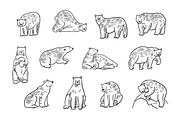 Polar bear, a Pattern Graphic by GooseFrol (Thumbnail 8 of 8)