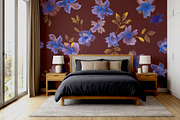 Watercolor Floral Pattern, a Pattern Graphic by MartinShop (Thumbnail 7 of 10)