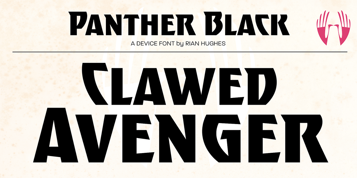 Panther Black, a Font by Device (Photo 4 of 5)
