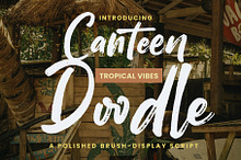 Canteen Doodle - Brush Display Font