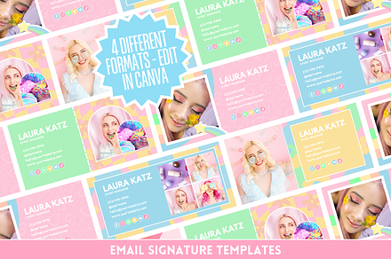 Bright Email Signature Template, an Email Template by SunshineStudioBoutique