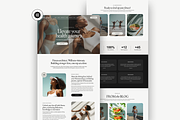 Skye Brooks Wordpress Theme, a WordPress Template by The Cherie Studio (Thumbnail 1 of 6)