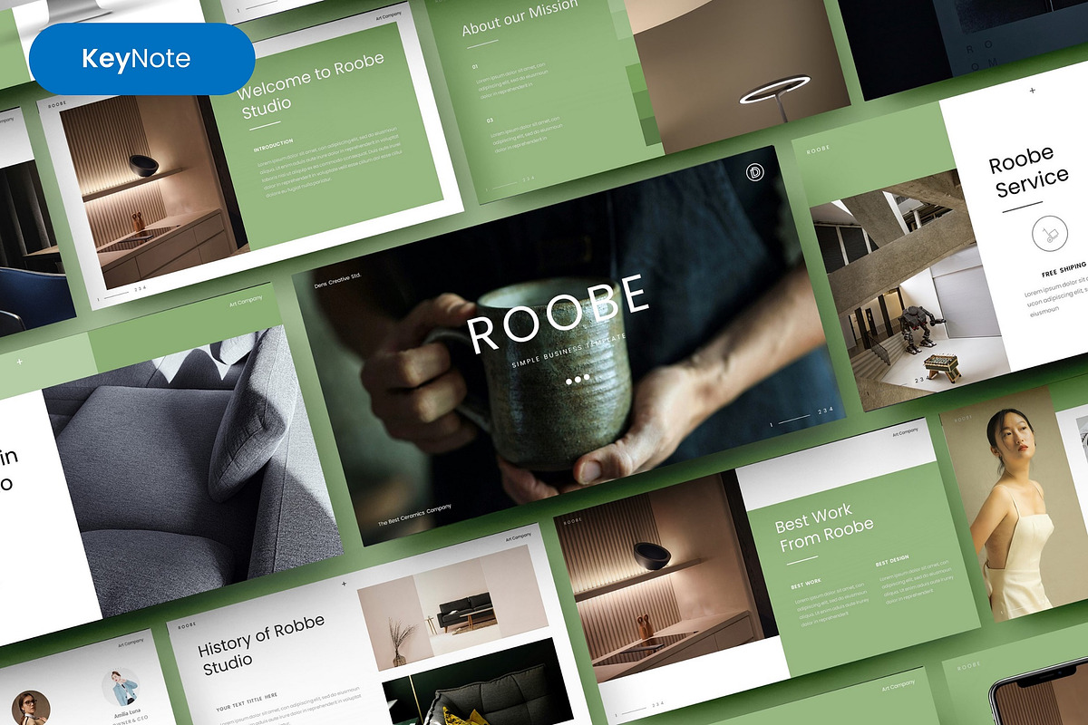 Roobe – Business Keynote Template, a Presentation Template by Dens Creative Studio (Photo 1 of 6)