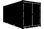 Shipping container silhouette, a Transportation Illustration by abu67222 (Thumbnail 5 of 13)