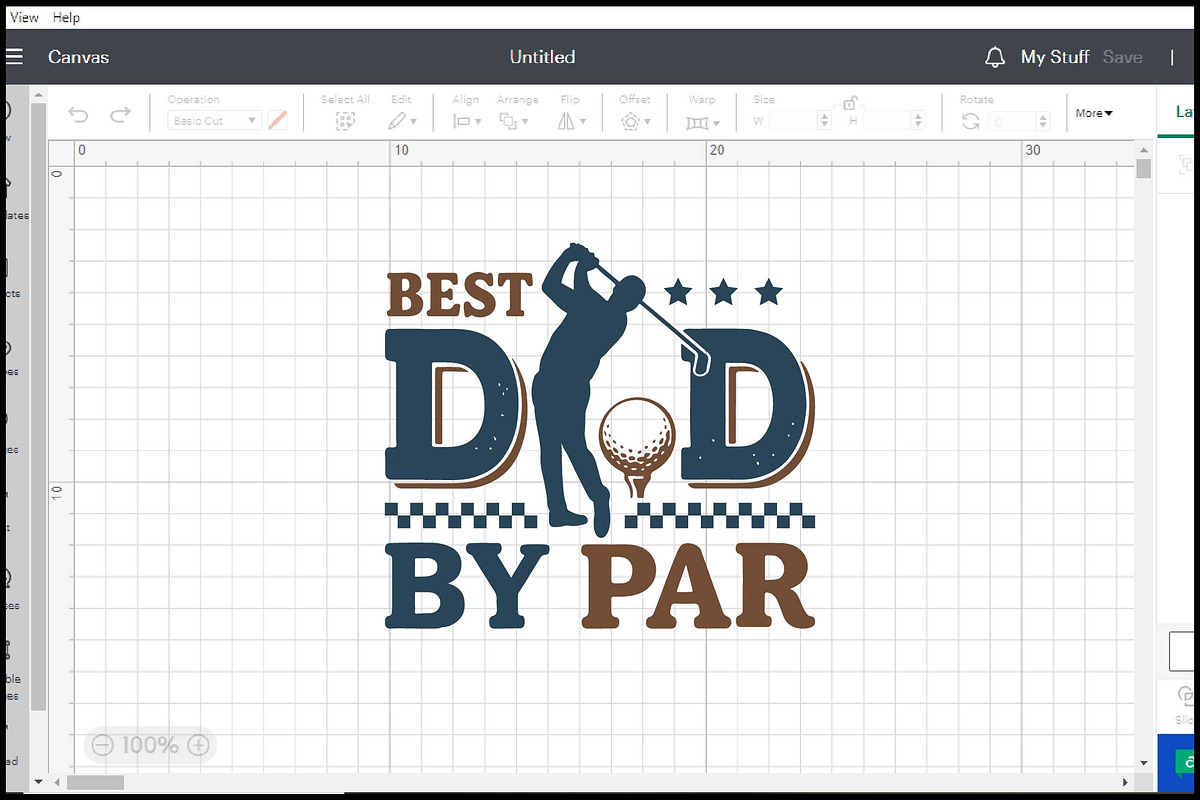 Best Dad by Par – Golf Father's Day, an Illustration by BeeCraftR (Photo 2 of 5)