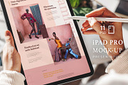 iPad Pro Presentation Mock-Up, an iPad Mockup by Dikarte.Store (Thumbnail 1 of 8)
