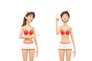 Jenny Swimsuit Character Promo Kit, a Person Illustration by Oleg Ribar (Thumbnail 22 of 27)