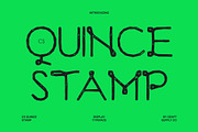 CS Quince Stamp, a Sans Serif Font by Craft Supply Co. (Thumbnail 1 of 8)