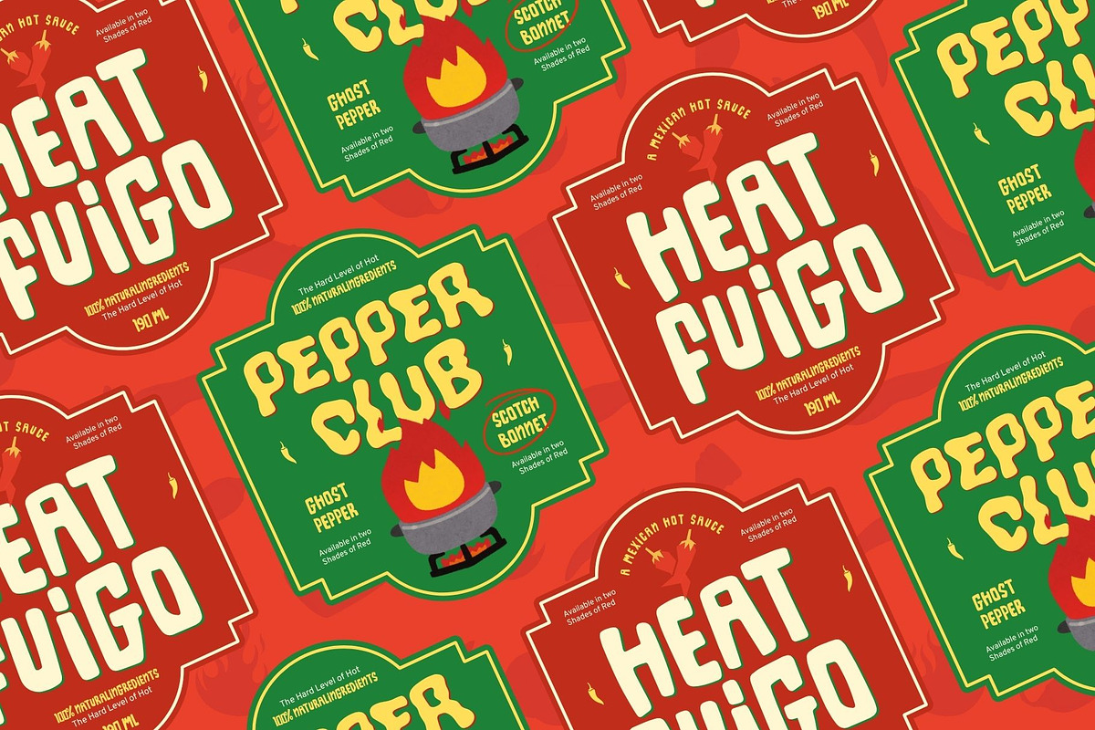 Heat Fuigo HandDrawn Duo Font, a Handwritten Font by maghrib (Photo 7 of 10)