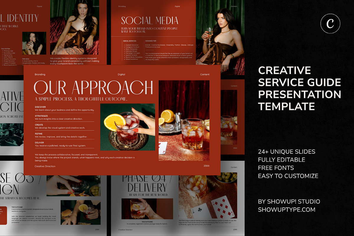 Creative Services Guide for Canva, a Presentation Template by ShowUp! Studio (Photo 1 of 5)
