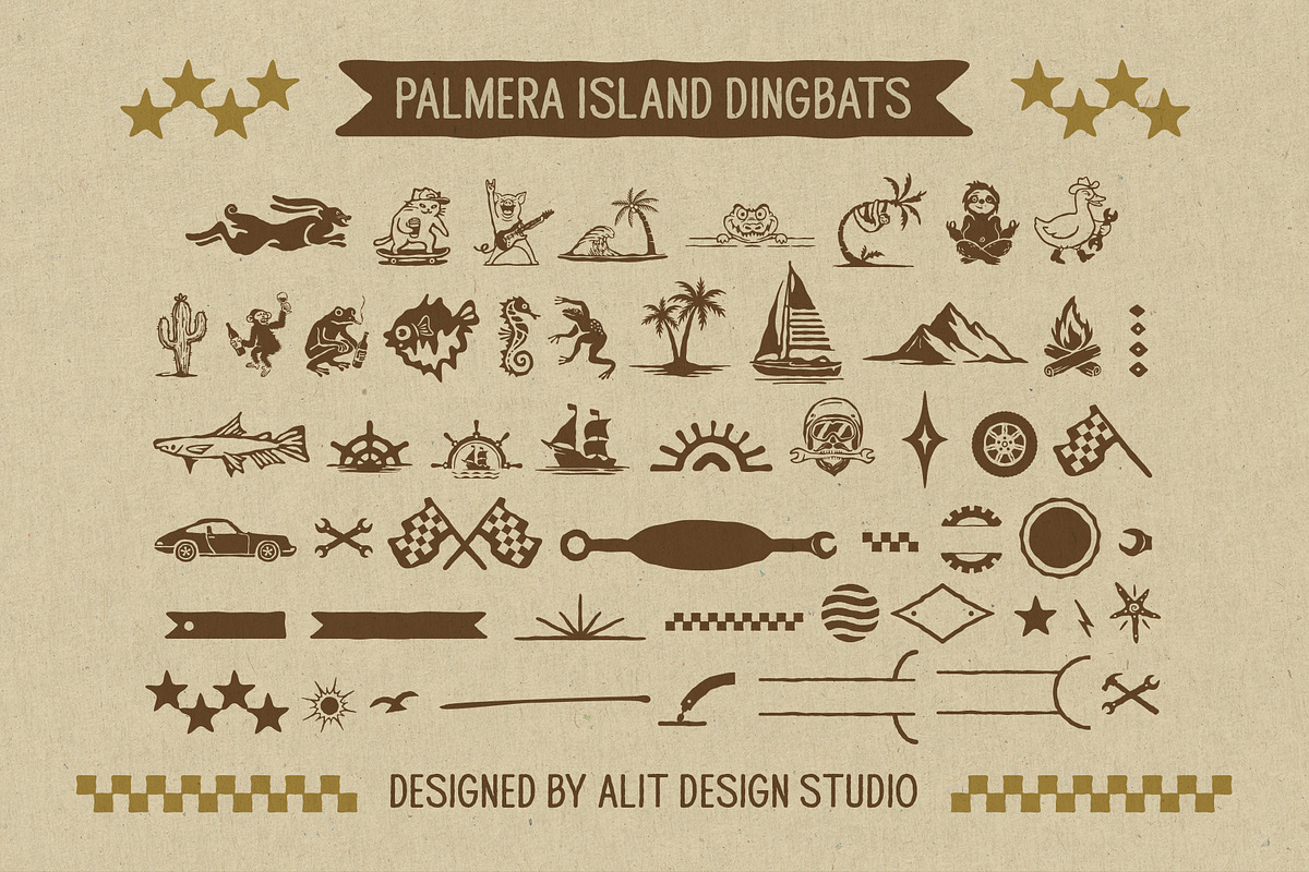 Palmera Island Typeface, a Sans Serif Font by alit design (Photo 13 of 17)