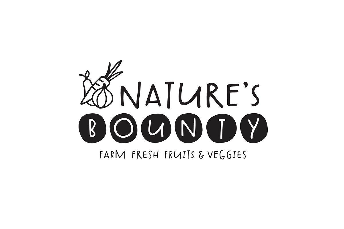 Cottage & Farmhouse Font + Doodles preview 2