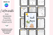 Canva Summer Travel Digital Planner, a Stationery Template by DigitalbossCreations (Thumbnail 1 of 10)