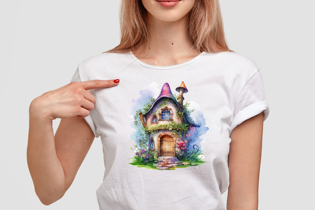 The Good Witch’s House Clipart, a Seasonal Illustration by LekoArt (Photo 10 of 10)