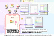 PLR Undated Digital Planner, a Stationery Template by Tas Creative Studio (Thumbnail 6 of 9)