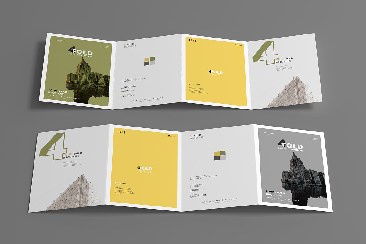 A4 Four Fold Brochure Mockups, a Print Template by pmvch (Photo 9 of 11)