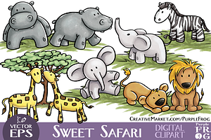 VECTOR - SWEET SAFARI - Clipart