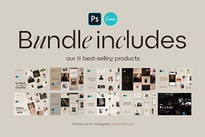 Instagram BUNDLE - Canva & PS