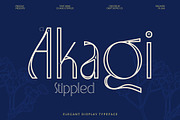 CS Akagi Stippled, a Sans Serif Font by Craft Supply Co. (Thumbnail 1 of 8)