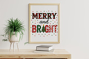 Merry and Bright Christmas PNG, an Illustration by Libby Wishes (Thumbnail 6 of 6)