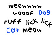 Cats and dogs vector illustrations, an Animal Illustration by Luamor (Thumbnail 9 of 15)