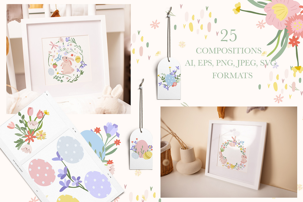 Spring Easter, Bunny collections, a Graphic by Usis (Photo 7 of 27)