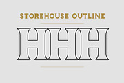 Storehouse Font + Vector shapes, a Serif Font by LeoSupply.co (Thumbnail 14 of 18)