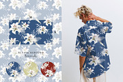 White Lily Seamless Pattern Set, a Pattern Graphic by Momosama Studio (Thumbnail 4 of 5)