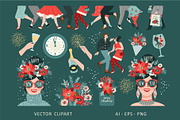 Let's go Party! Vector collection, a Person Illustration by Nadia Grapes (Thumbnail 3 of 8)