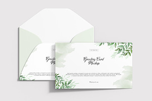 Realistic Greeting Card Mockup, a Product Mockup by graphypix