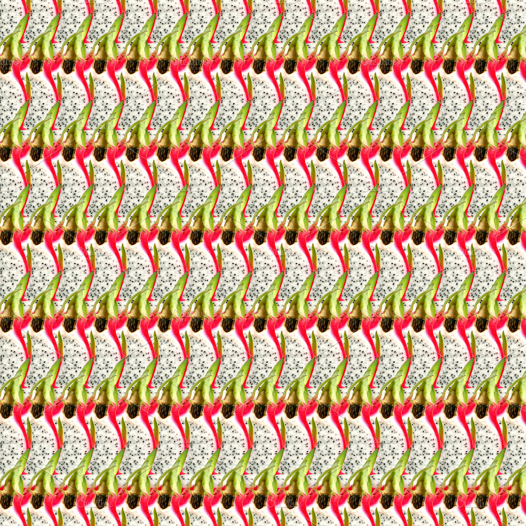 Pitaya fruit slices seamless texture, a Food & Drink Photo by BOOCYS