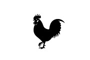 Rooster Chicken Silhouette Vector Bu, an Illustration by Designs_River (Thumbnail 26 of 51)