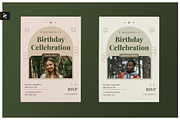 Birthday Invitation Card, an Invitation Template by Neermana (Thumbnail 1 of 4)