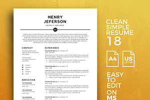 Resume Template 18