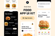 Grab Grub - Food Delivery App UI KIT, a Templates & Theme by Adom's UI House (Thumbnail 1 of 6)