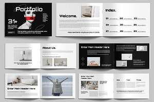 Minimalist Photography Portfolio, a Brochure Template by MightyDesign